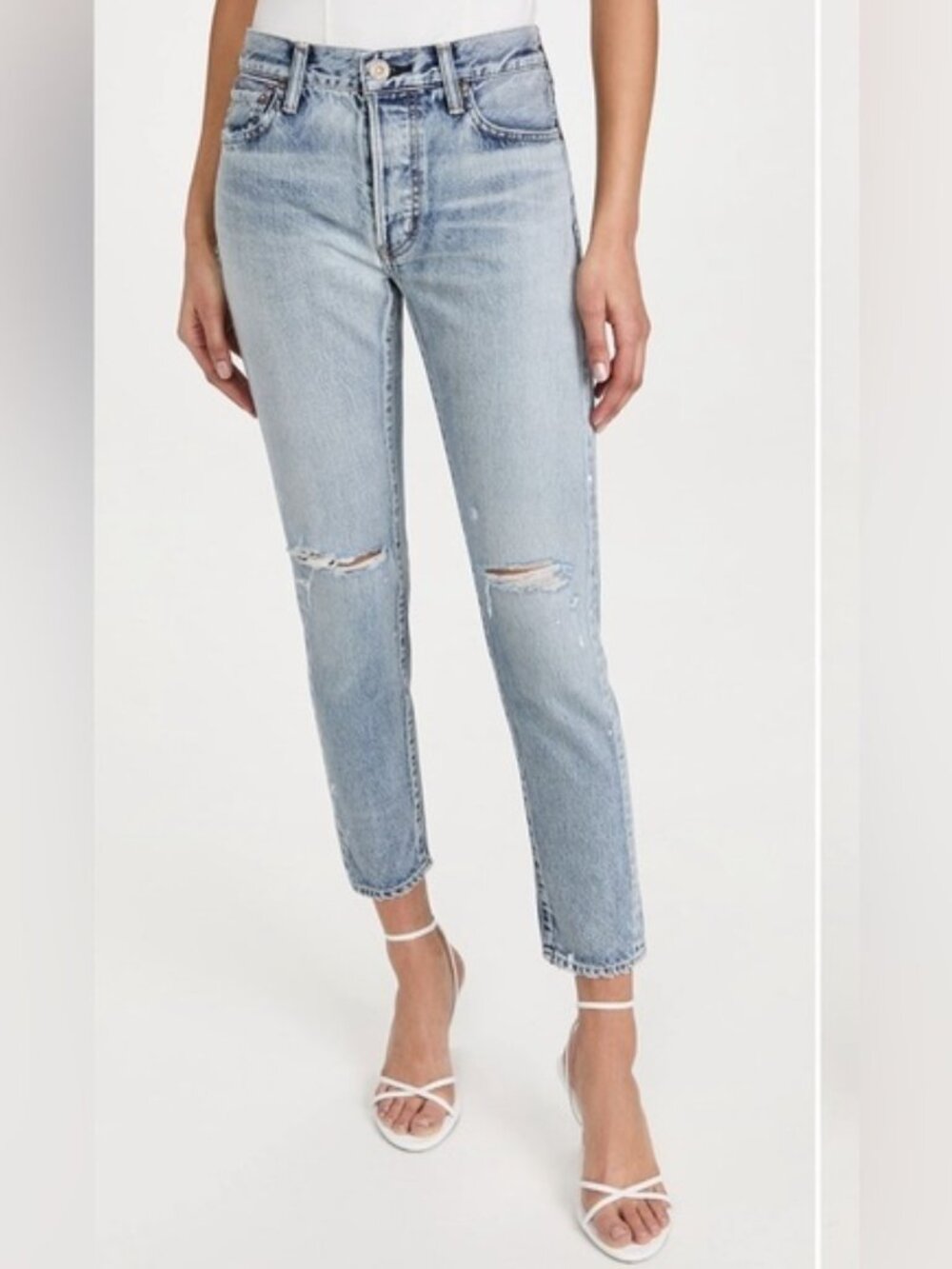 Moussy Vintage MV Maverick Tapered Jeans, Made in Japan